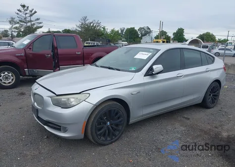 2010 BMW 550I Gran Turismo из США, поврежденный, VIN WBASN4C5XAC209140